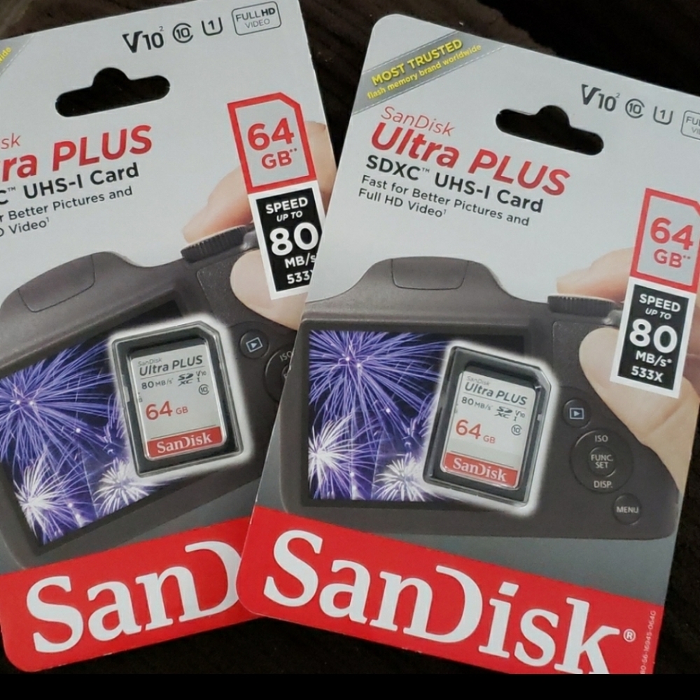 LAST CHANCE SanDisk 64GB SD Cards